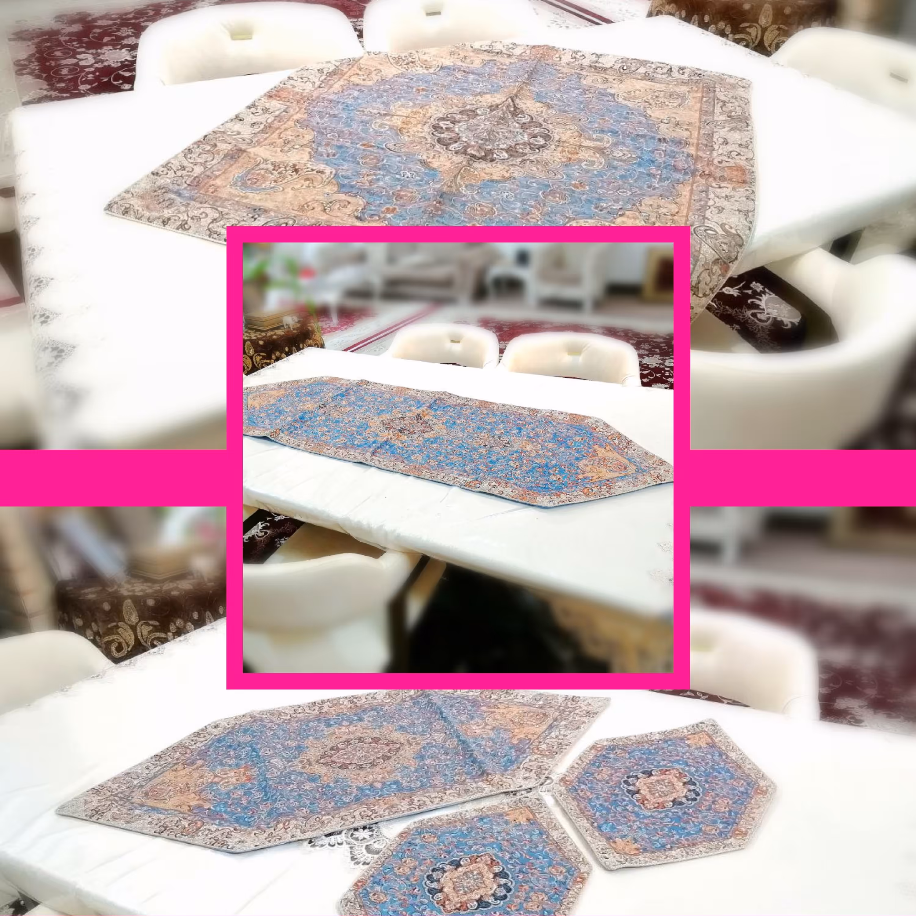 ترمه 5تیکه طرح ابریشم