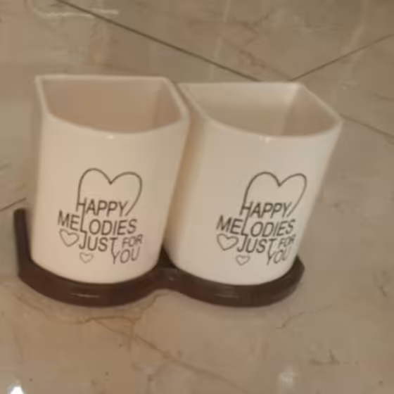 جاقاشقی دوقلو استند چوبی