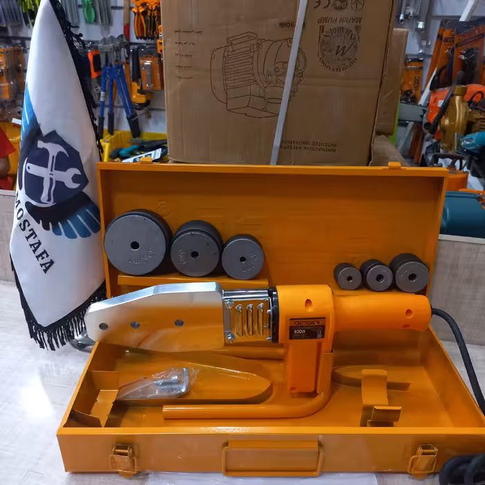 اتو لوله 800 وات برند دینگی با لوازم