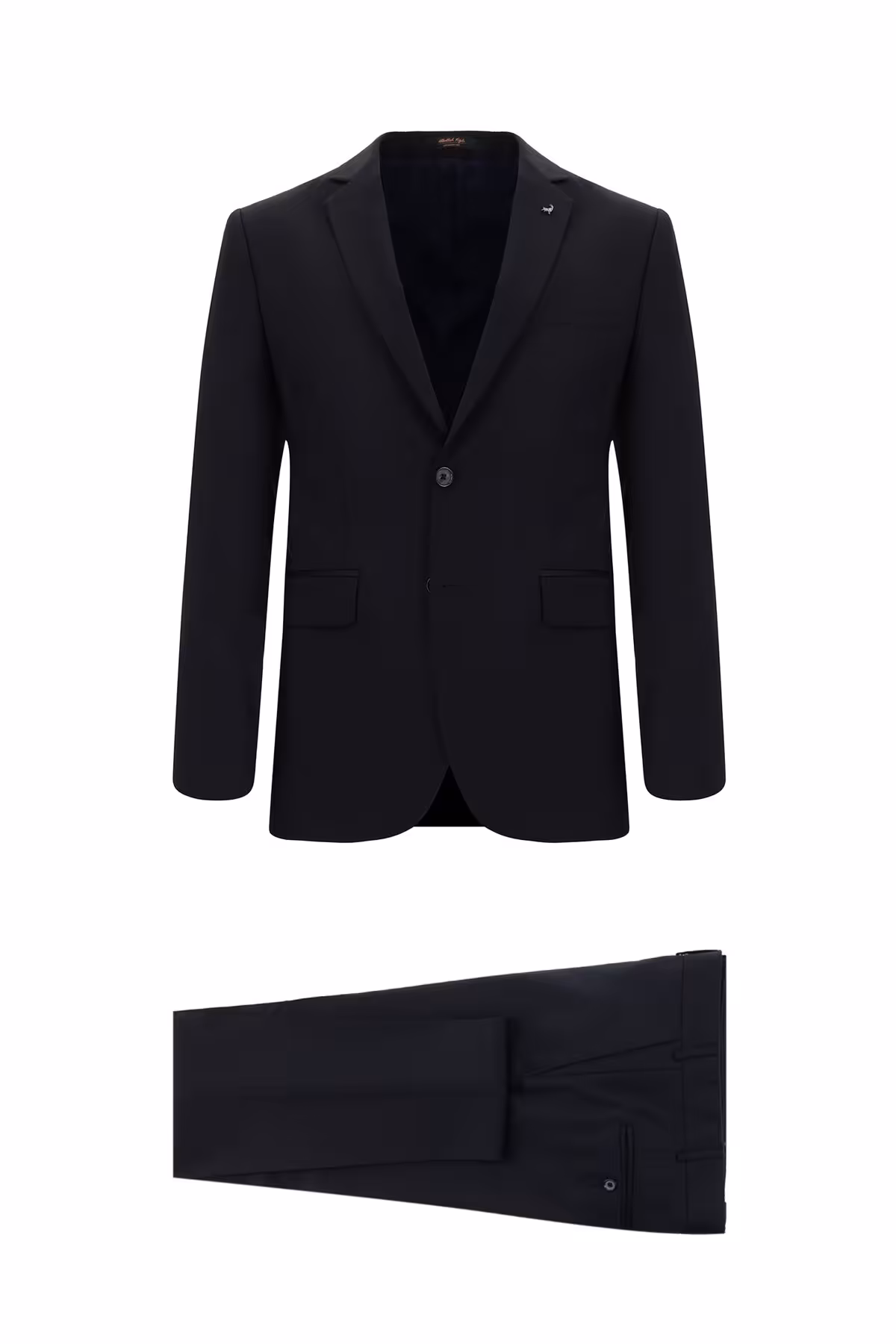 کت وشلوار آبی مردانه و شلوار پشمی کلاسیک برش فوق العاده باریک Kiğılı