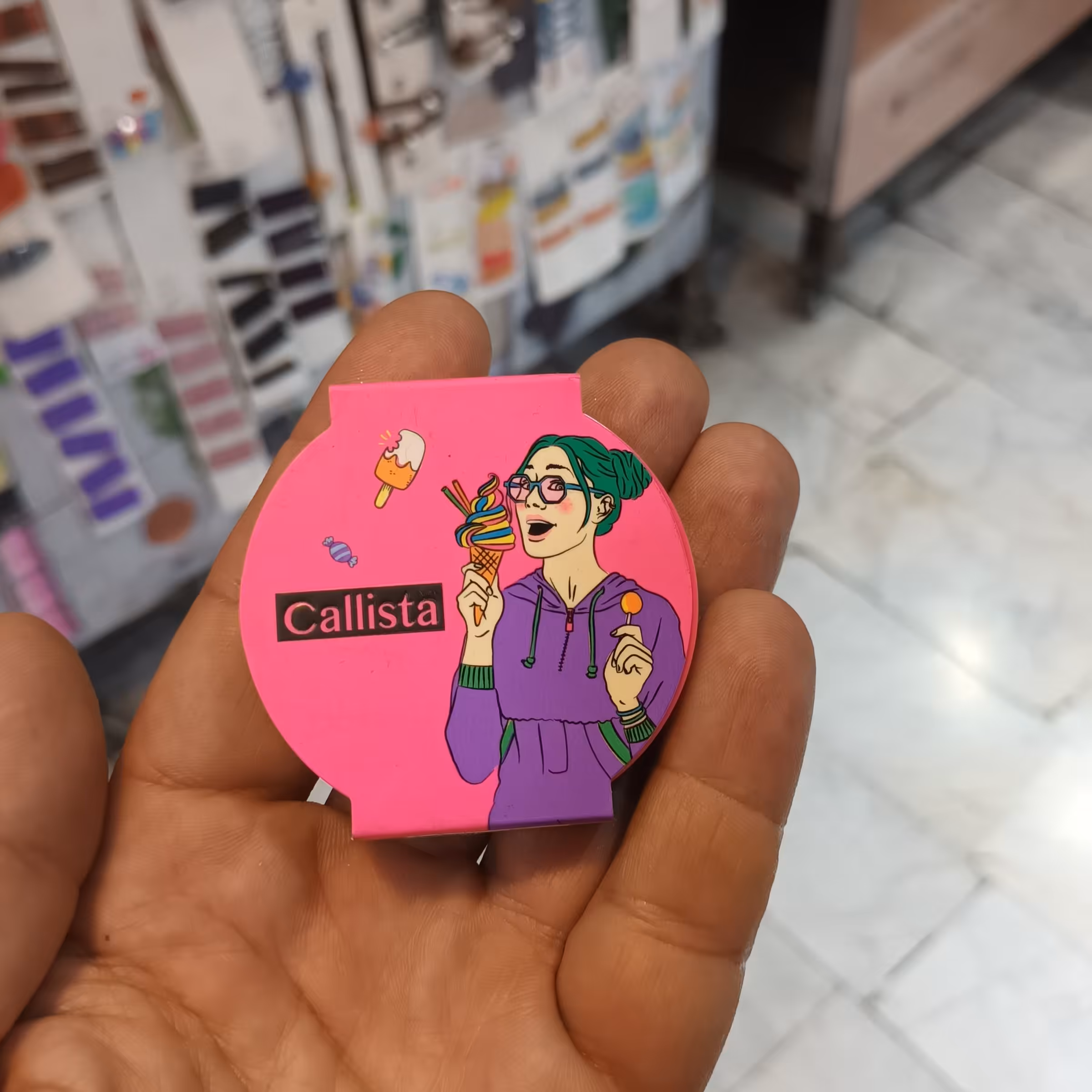 رژ گونه کالیستا مدل Color and Art شماره B04

