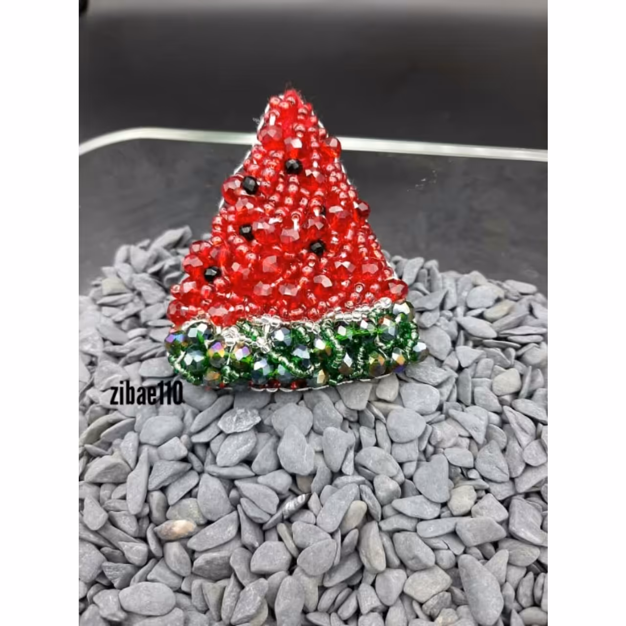 سنجاق سینه هندونه قشنگ دست ساز