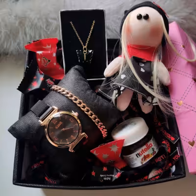 باکس هدیه ولنتاین دخترانه زنانه