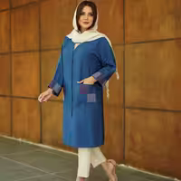 مانتو مجلسی کرپ مدل گلناز (سایز بزرگ)