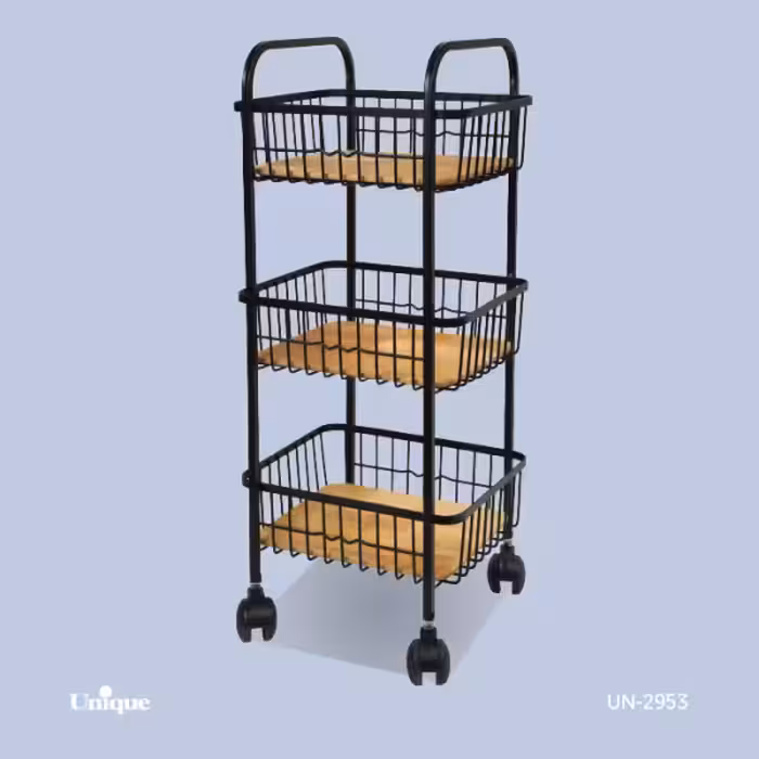 خرید جای سیب زمینی و پیاز 3 طبقه کلاسیک مدل UN-2953 یونیک| شیک و کاربردی