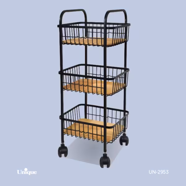 خرید جای سیب زمینی و پیاز 3 طبقه کلاسیک مدل UN-2953 یونیک| شیک و کاربردی