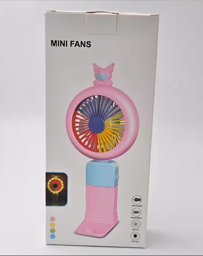 پنکه شارژی رو میزی پایه دار مدل NO. HQ66-25 | موبوران