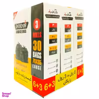 کیسه زباله دارکوب مدل DAR_ZBOXzardsia-LARG30 کد 10 نه بسته 30 عددی