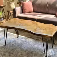 میز جلو مبلی رستیک ساخته شده از چوب طبیعی ارسال با باربری به سراسر کشور