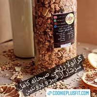 گرانولا رژیمی.یک میان وعده کامل و سرشار از فیبر و ویتامین 
