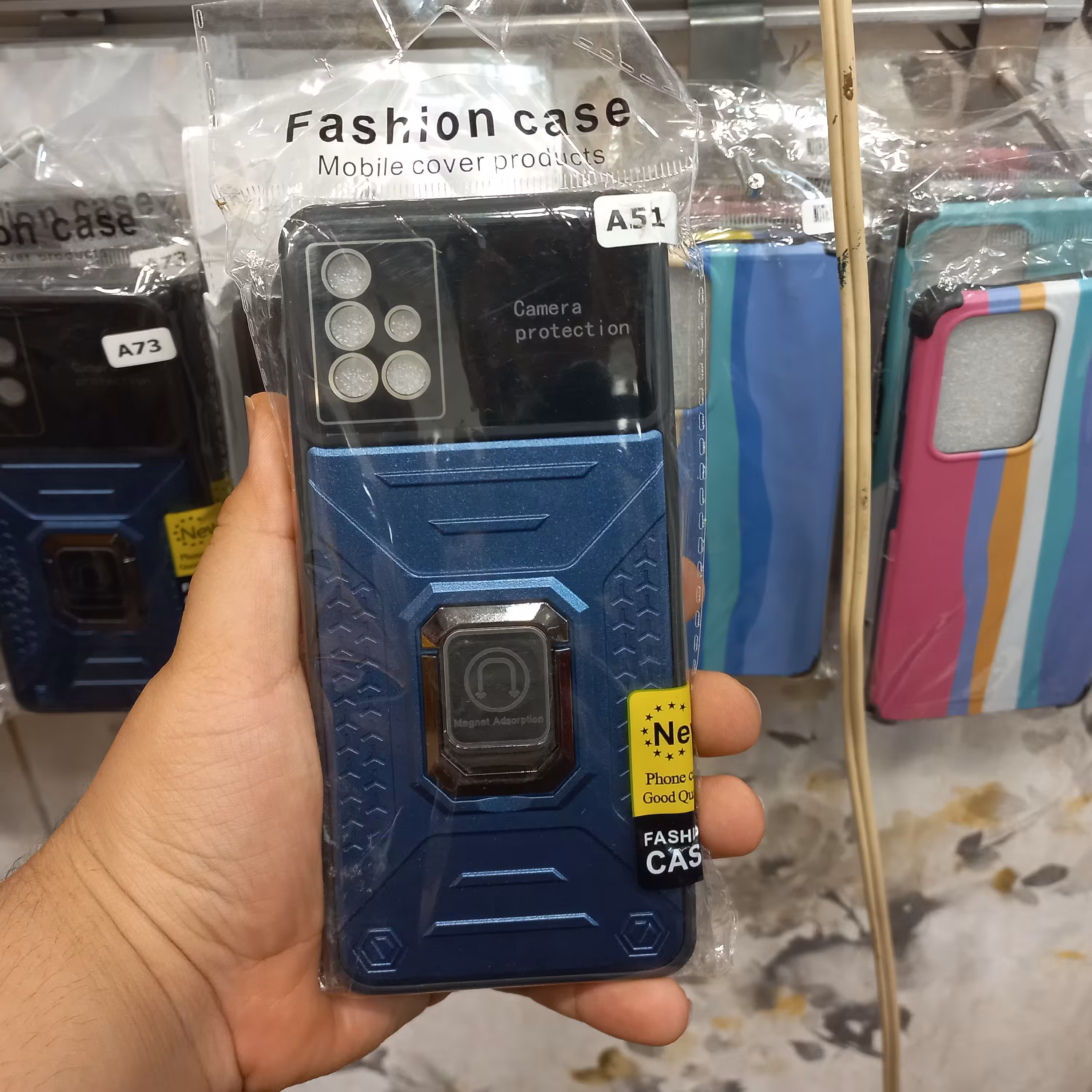 قاب گوشی a51 سامسونگ رنگ آبی 