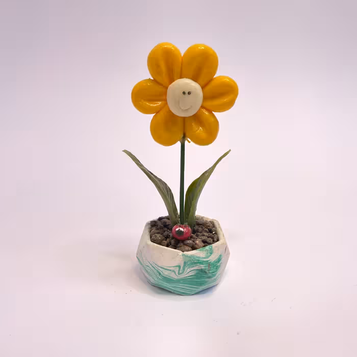 گل چینی مدل شش ضلعی آفتابگردان