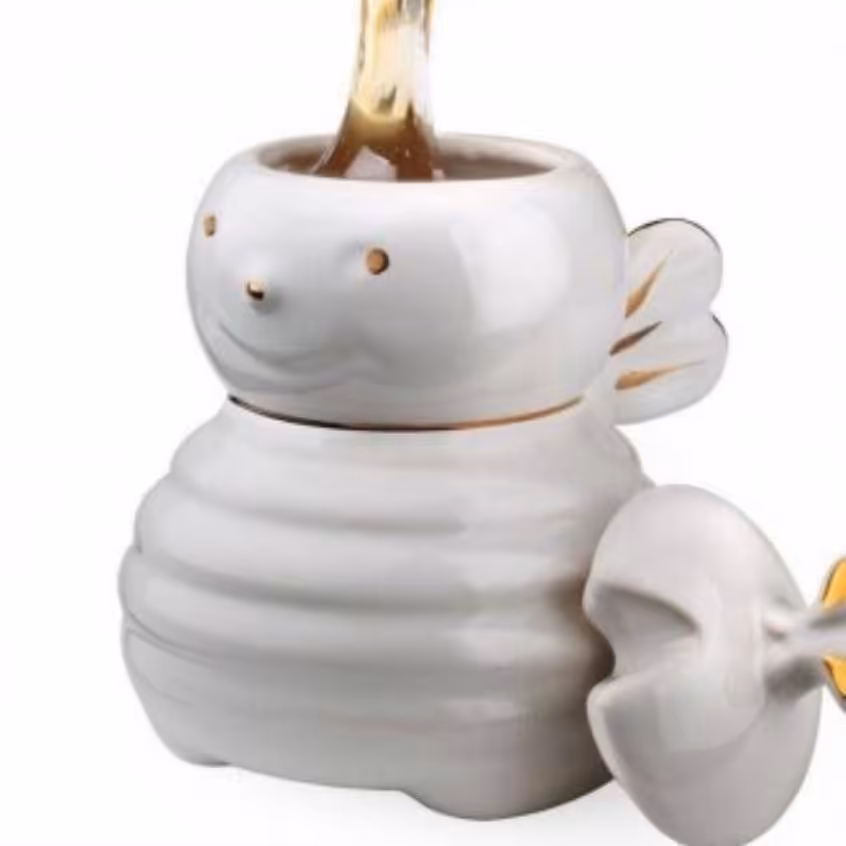 عسل خوری طرح زنبور عسل سرامیکی