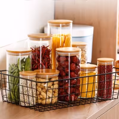 بانکه پیرکس با درب بامبو