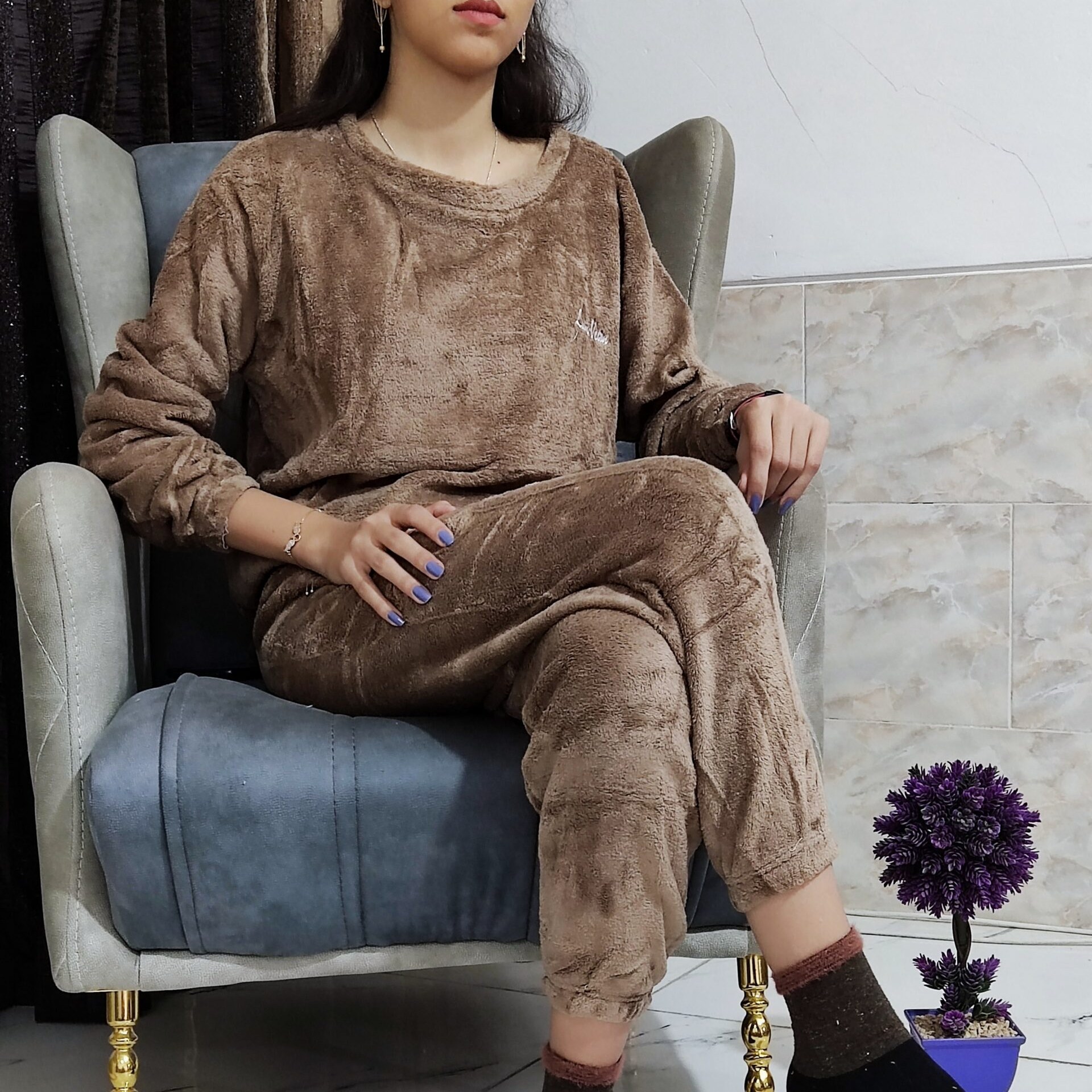 ست تدی ضخیم دخترانه - بلوز شلوار - ارسال رایگان