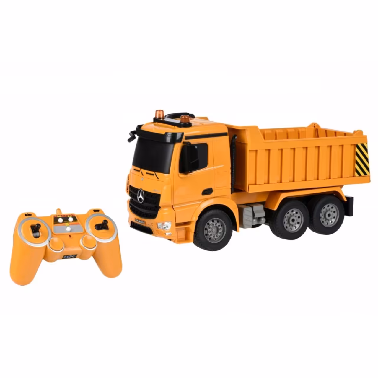 ماشین بازی کنترلی دابل ای مدل Mercedes-Benz Arocs Dump Truck