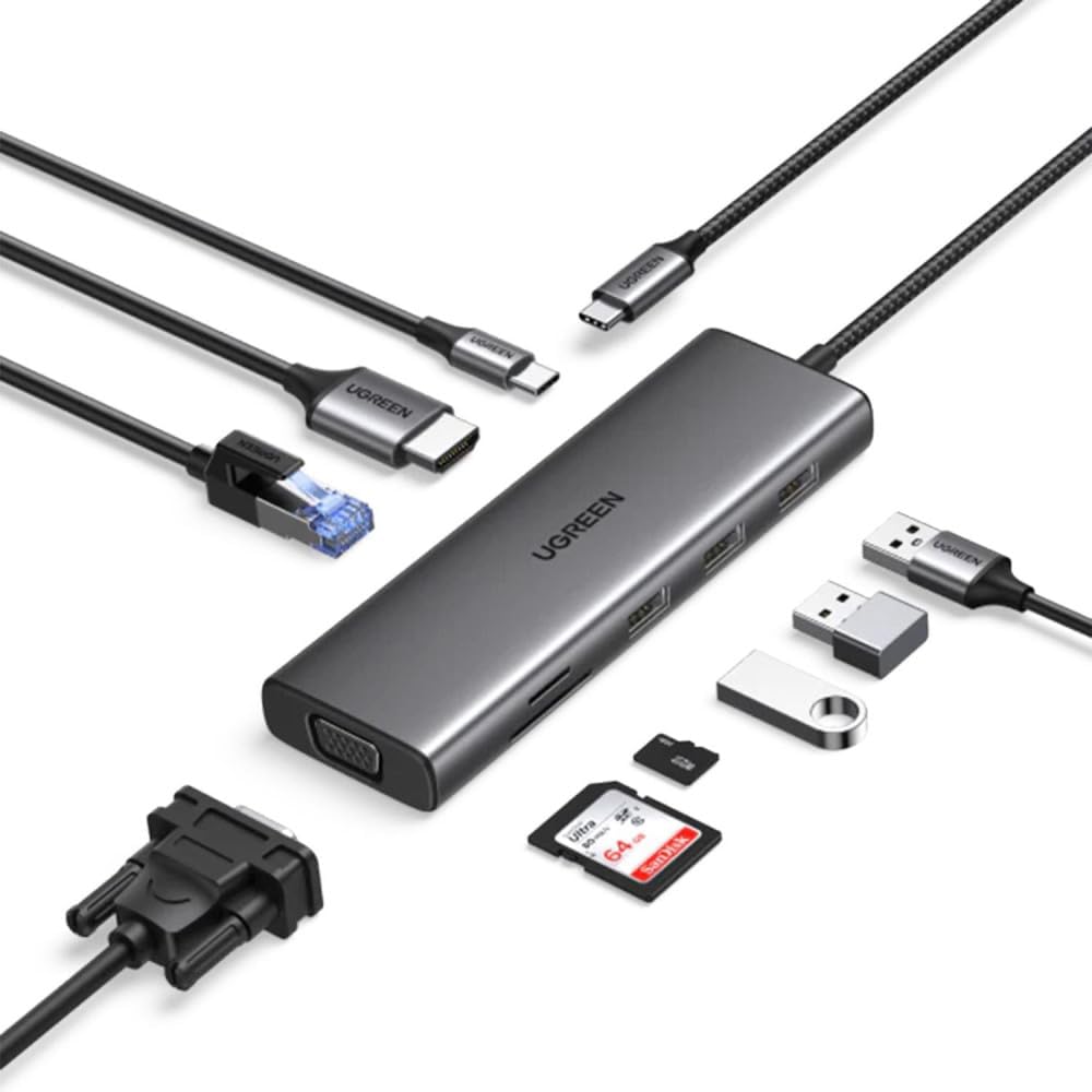 هاب 9 پورت USB-C یوگرین مدل CM498 کد 15600