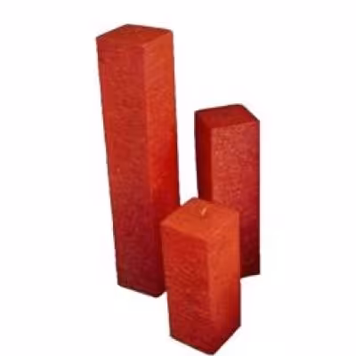 شمع مکعبی شیار دار 3 تایی