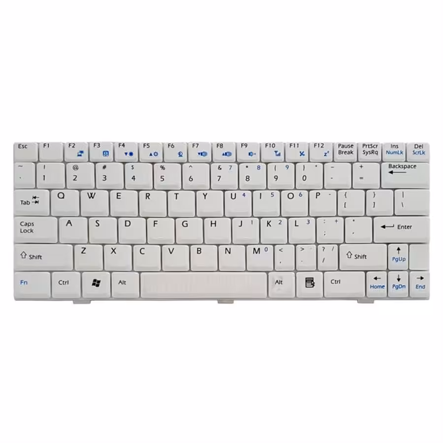 کیبورد لپ تاپ ام اس آی مدل U100 سفید