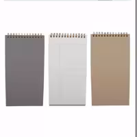 دفترچه یادداشت خبرنگاری 70 برگ سایز 220 در 120 فنری جلد چرم الیپون کد 68074