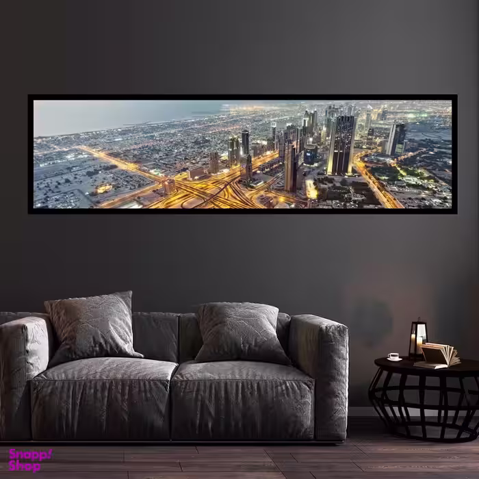 تابلو بکلیت طرح معماری مدرن شهری مدل کشیده B-7441