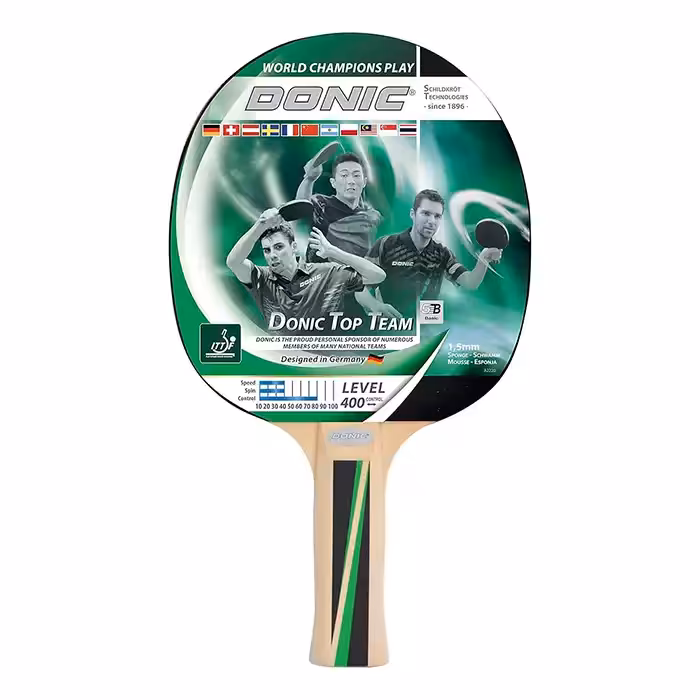 راکت پینگ پنگ دونیک مدل TOP TEAM LEVEL 400