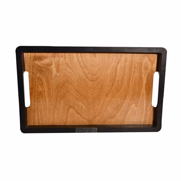 سینی مستطیلی چوبی سایز یک کد 3587