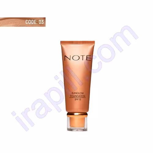 کرم پودر برنزه و درخشان کننده نوت شماره 03