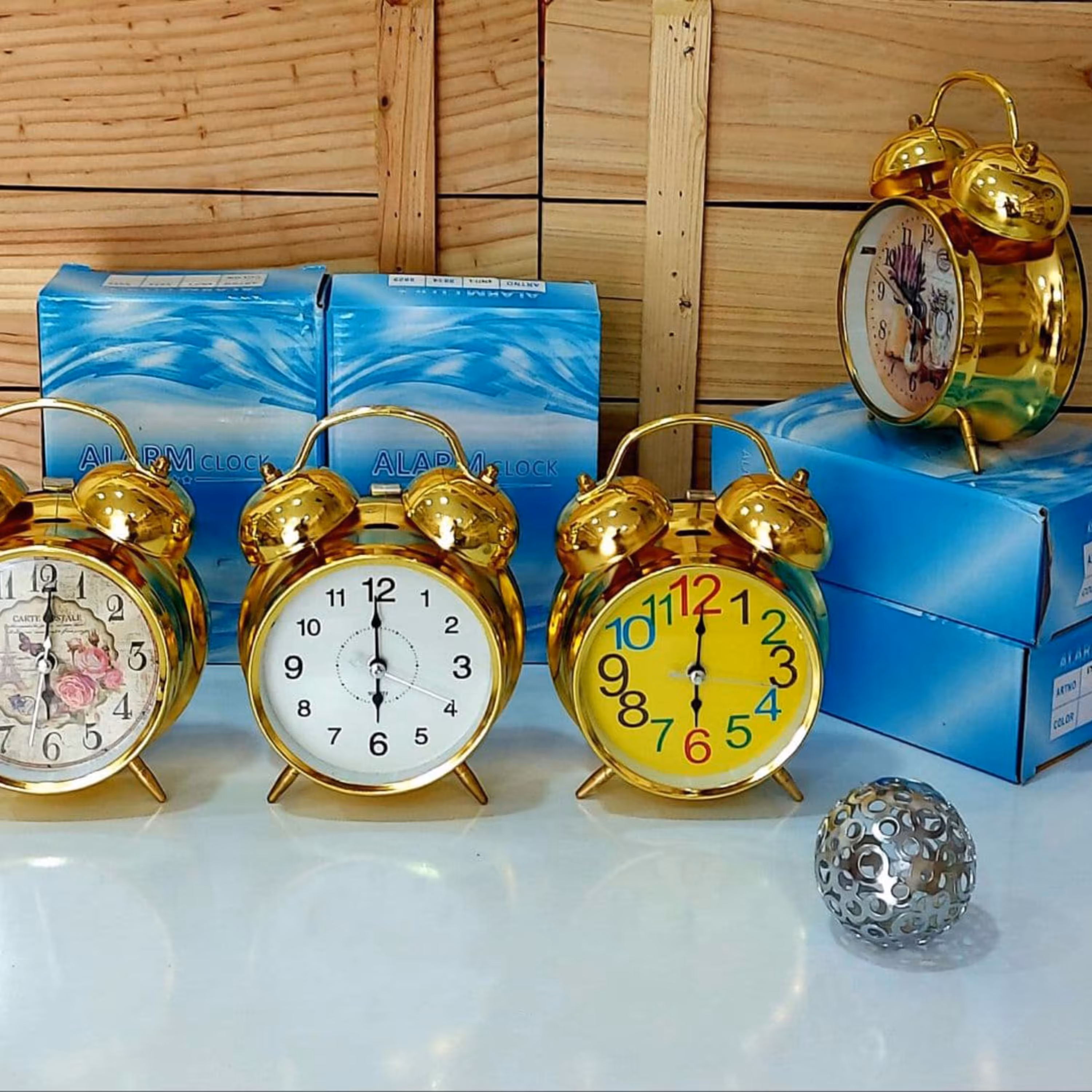 ساعت شماطه دار زنگ دار چراغدار باتری خور ارسال رایگان