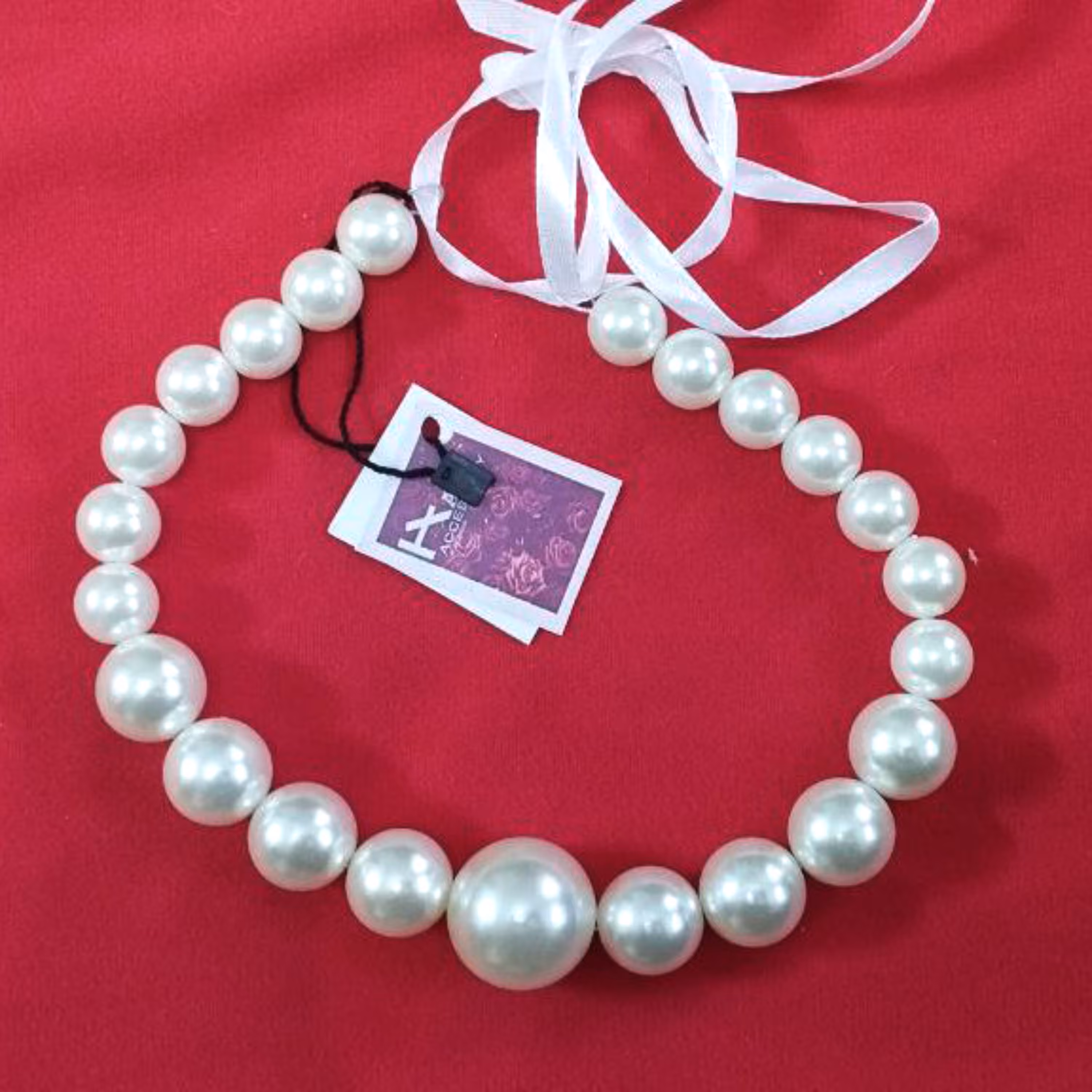 گردنبند مرواریدی کد 120