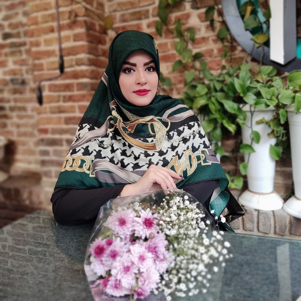 روسری زنانه نخی مجلسی سبزتیره پیچازی