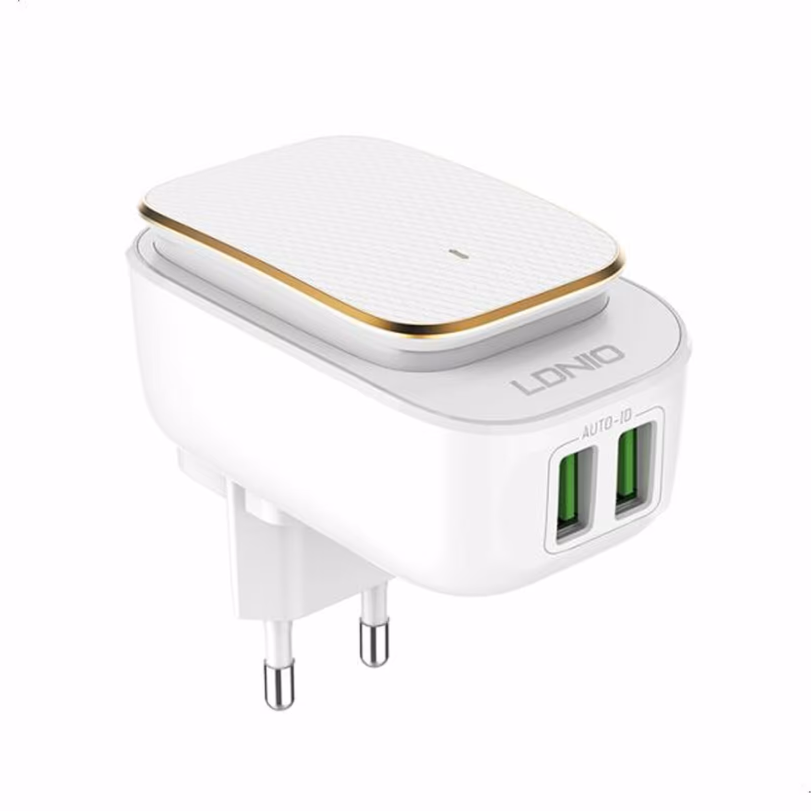 آداپتور 2 پورت LDNIO همراه با چراغ LED - آرمان استور