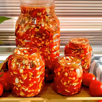 ترشی آب گوجه خوشمزه در بسته  بندی یک کیلویی (پس کرایه)