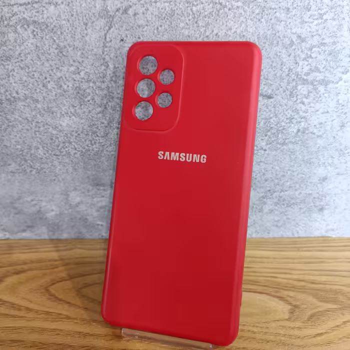 قاب گوشی A73  مدل سیلیکن های کپی قرمز samsung A73