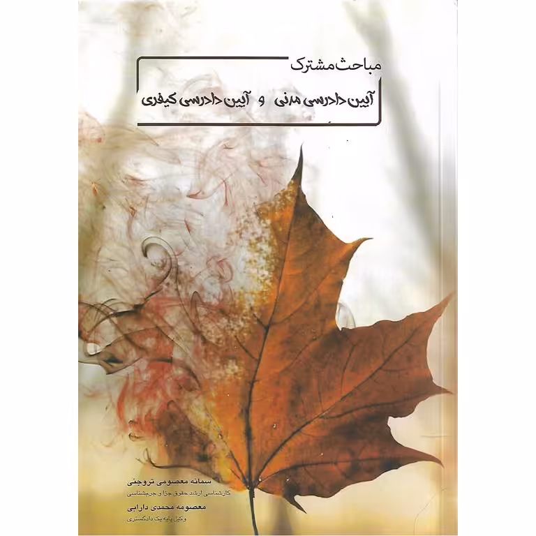 مباحث مشترک آیین دادرسی مدنی و آیین دادرسی کیفری