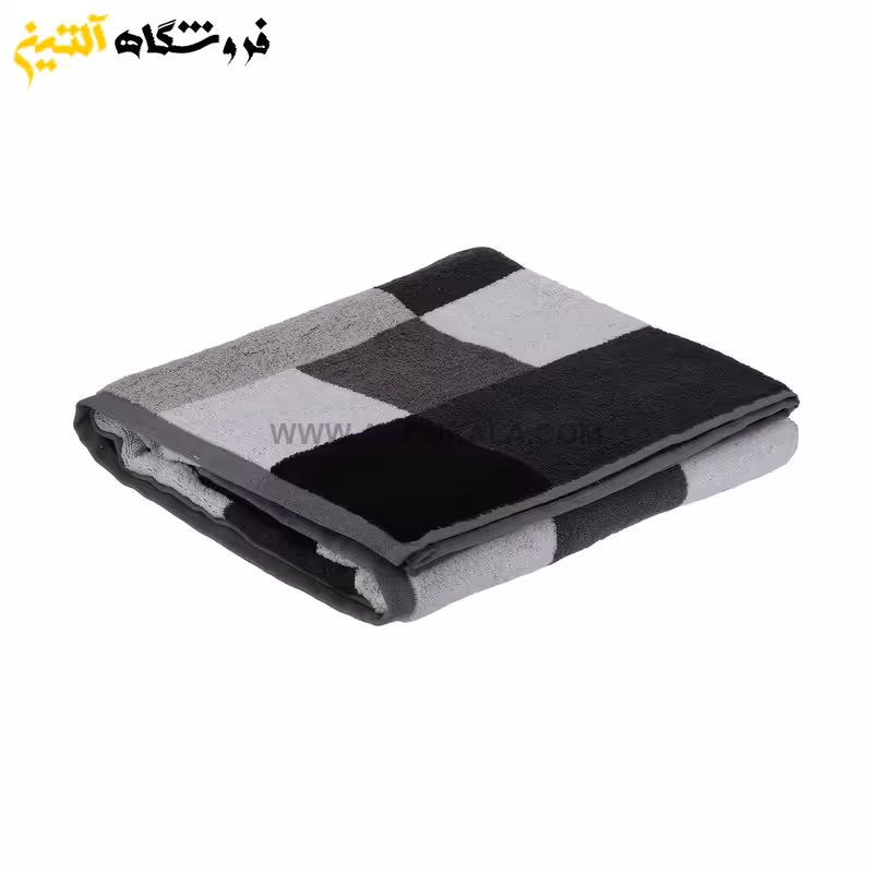 حوله دستی برق لامع مدل کاترین طوسی 40×80