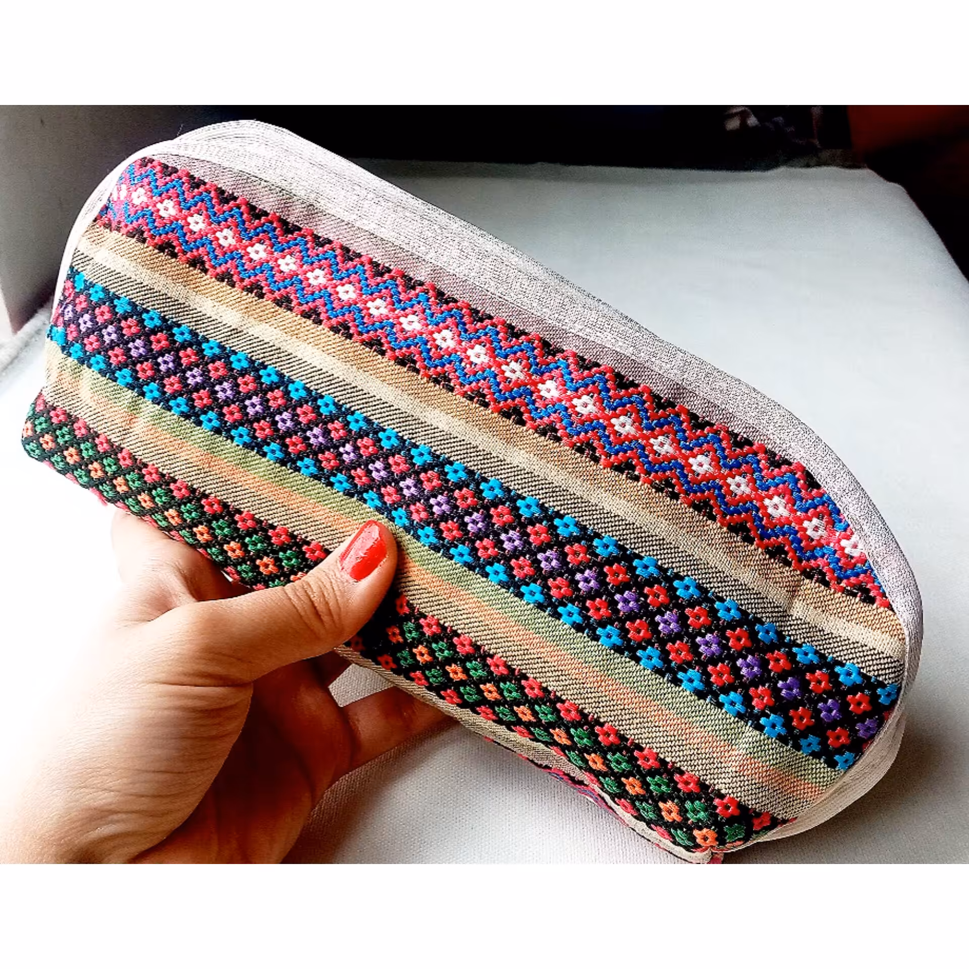 کیف آرایش... جامدادی سنتی طرح ترمه 