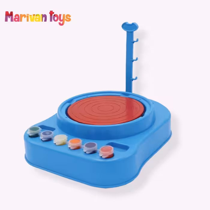 اسباب بازی چرخ سفالگری با گل رس ( ارسال رایگان)