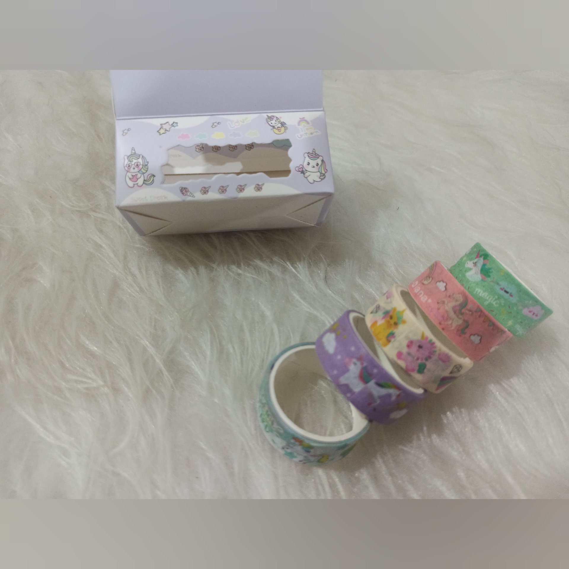 چسب واشی یونیکورن، بسته 5عددی