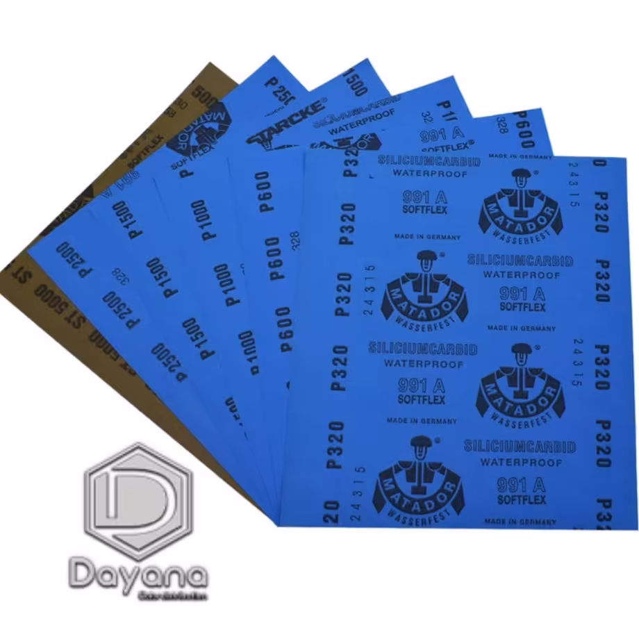 سنباده ماتادور کد 3000(بصورت بسته ای فروخته میشود)50عددی