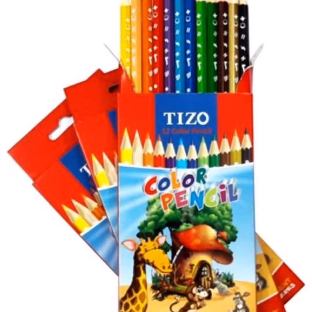 مدادرنگی 12رنگ تیزو