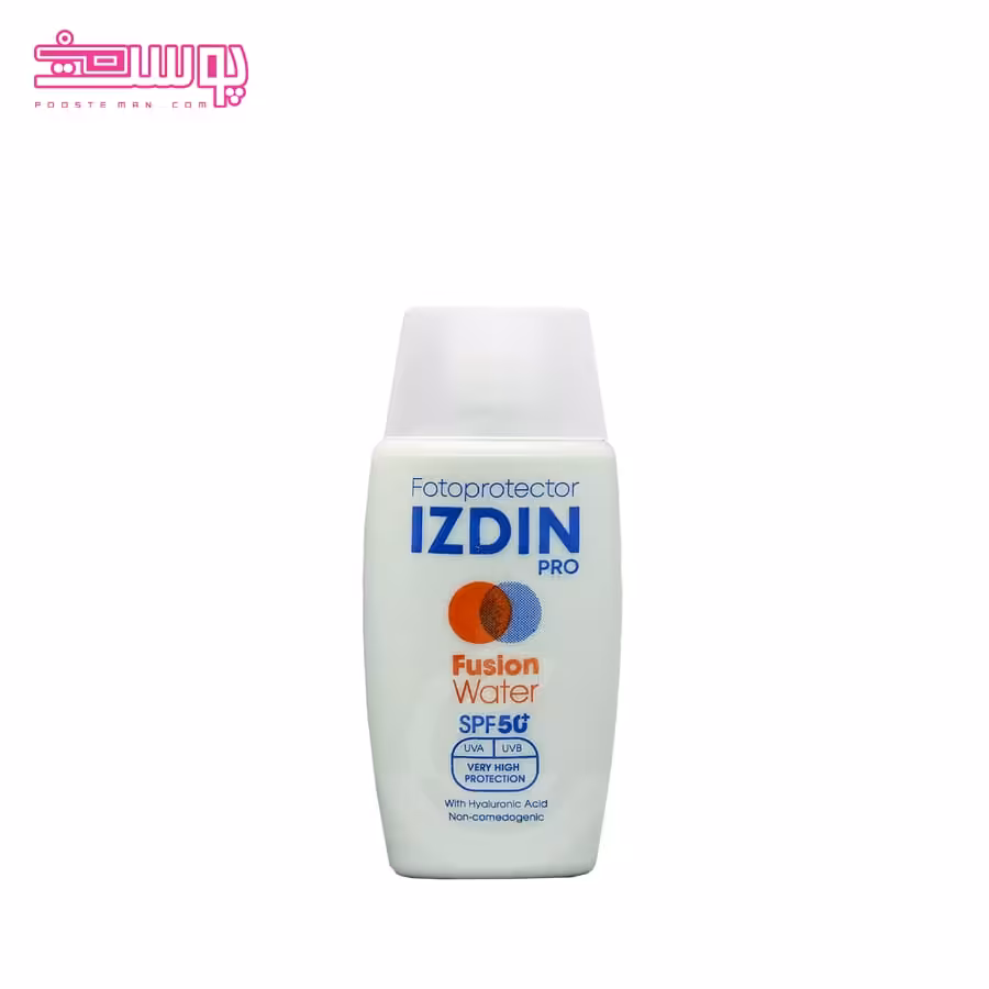 کرم ضد آفتاب ایزدین پرو مدل فیوژن واتر حجم 50ml