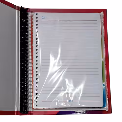 دفتر کلاسوری 100 برگ جلد سخت