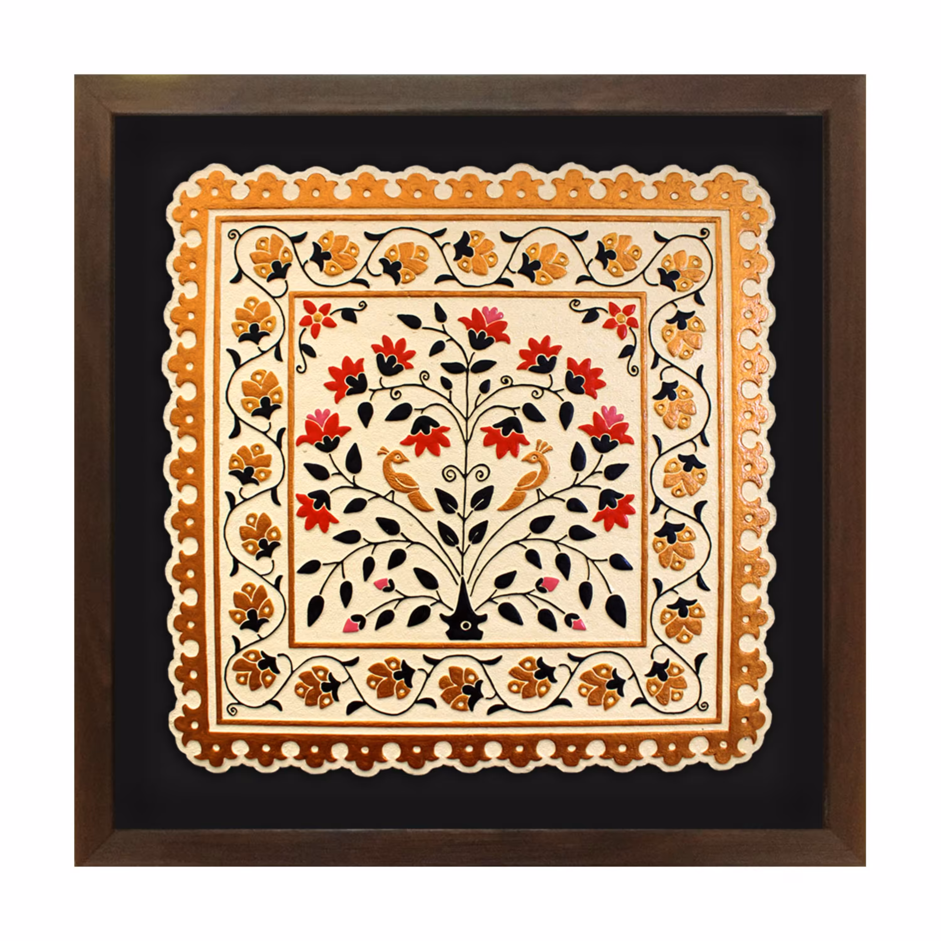 تابلو برجسته طرح باغ طوبی کد 191