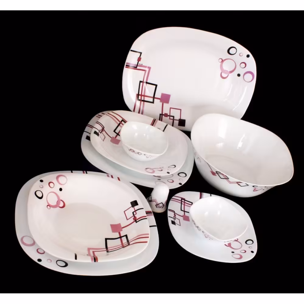 سرویس 28 پارچه آرکوپال چهارگوش مدل پارس اپال کد806   pars opal