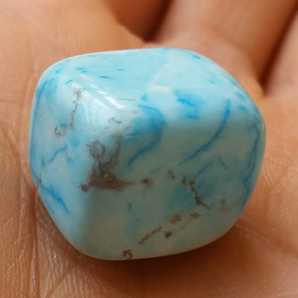 سنگ تامبل شده تمام پولیش فیروزه مصری محشر شاهکار خلقت دیدنی