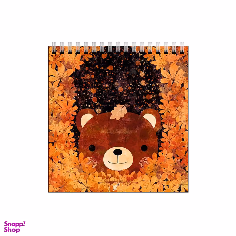 دفتر طراحی بامبیلیپ طرح خرس پاییزی کد 5340267