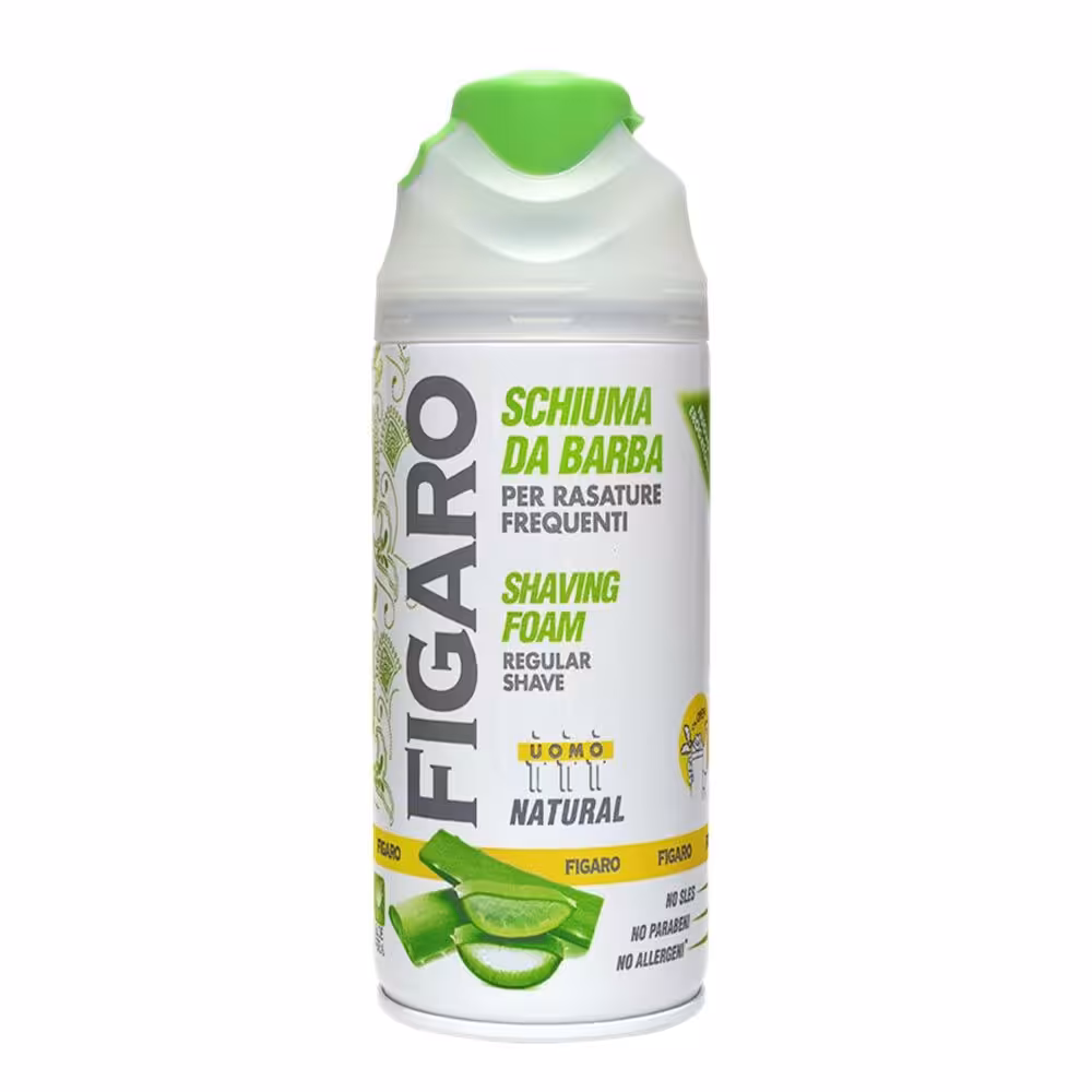 فوم اصلاح فیگارو حاوی عصاره آلوئه ورا