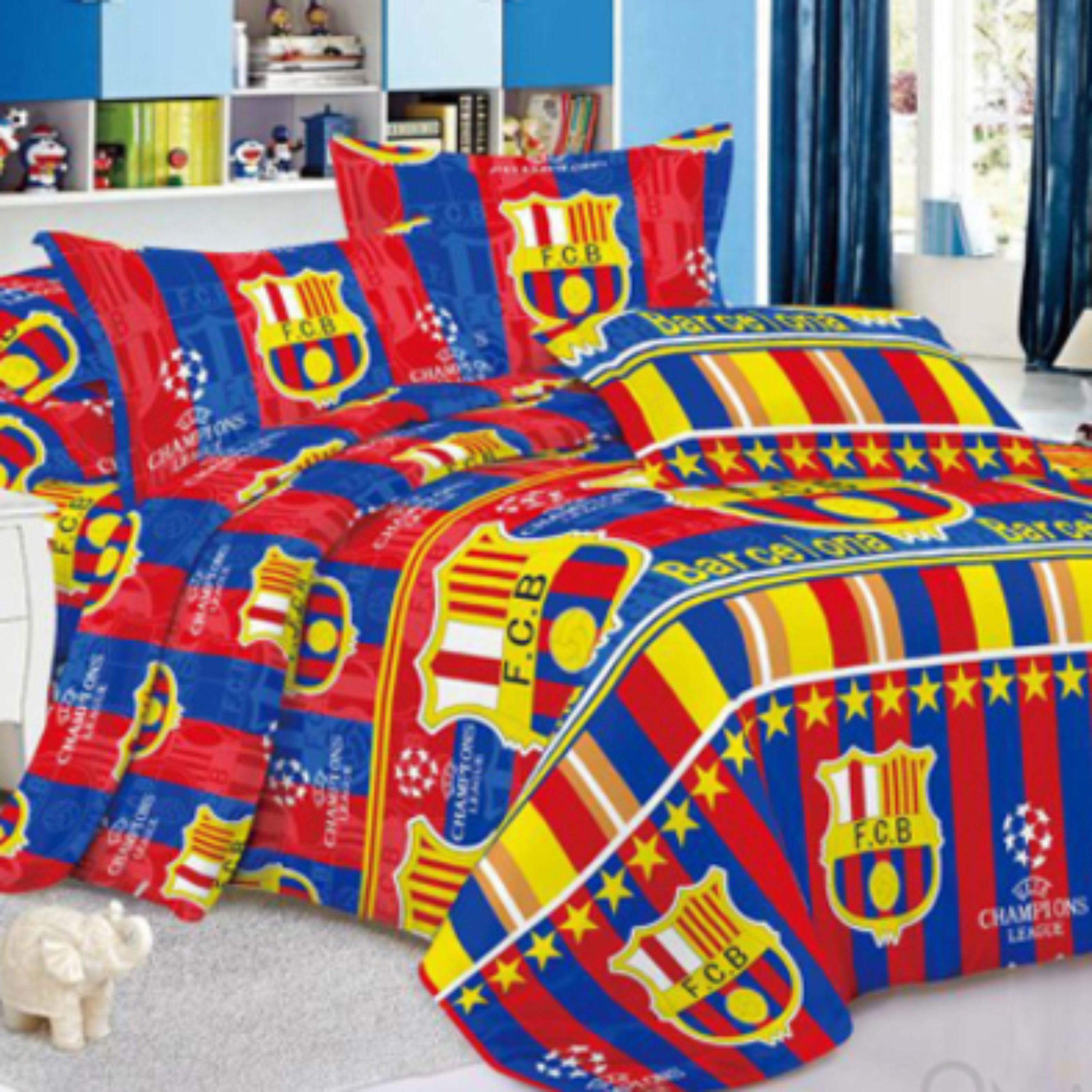 سرویس خواب سندس یکنفره 4 تکه مدل بارساونا کد 1050