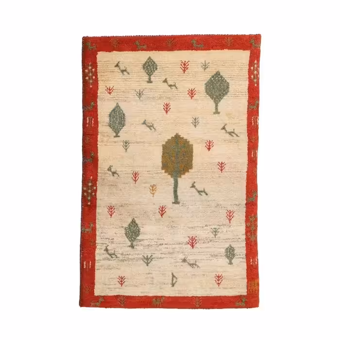 گبه دستباف ک متری کد 4020426(فروش چکی 6 ماهه با کد تخفیف farshgereh)